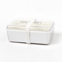 モノクロシルバードームランチボックス ブラック LAKOLE/ラコレ