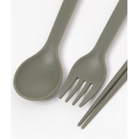 カトラリーSET カーキ 1セット（1個×2） LAKOLE/ラコレ