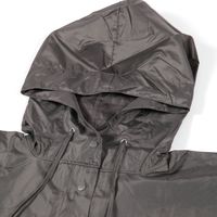 パッカブルレインポンチョ チャコール LAKOLE/ラコレ