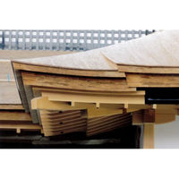 山喜産業 桔木ボルト(饅頭ボルト) 1/2×450mm（頭部＝鋳物、ネジ部＝鉄ユニクロ） 1本（直送品）