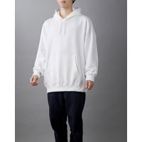 CROSS&STITCH レギュラーウェイトビッグシルエットプルパーカー 長袖 メンズ ブラック BP2281-9-XL XL 無地 1枚（直送品）