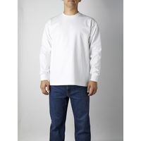 CROSS&STITCH USAコットンロングスリーブ Tシャツ 長袖 無地 イベント用 ディープブラック UCL-951-3-S S 1枚（直送品）