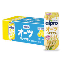 ダノン アルプロ おいしく食物繊維 オーツバナナオレ 香り豊かなバナナの味わい 250ml 1セット（36本）