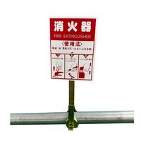 【消火器ハンガー】結一産業 消火器ハンガー 単管設置タイプ Y-FS003 1個