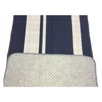マルナカ キッチンマット:ストライプ45x180cmネイビー 1965 1枚（直送品）