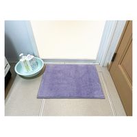 マルナカ 日本製バスマット:コスモトロン繊維Mサイズ45x60cm 2314 1セット(5枚)（直送品）