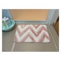 マルナカ ふわっふわ!バスマット ライラ 2472 1セット(3枚)（直送品）