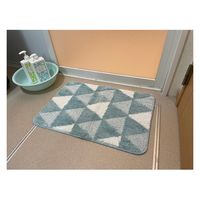 マルナカ ふわっふわ!バスマット アキュエ 2483 1セット(10枚)（直送品）