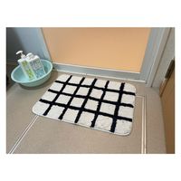 マルナカ ふわっふわ!バスマット ブラン 2475 1セット(5枚)（直送品）