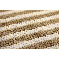 マルナカ 日本製キッチンマット:黄麻ストライプ50x120cmナチュラル 1713 1セット(3枚)（直送品）