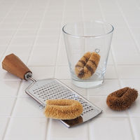 亀の子束子 亀の子たわし CoCo 極小サイズ ミニ ブラウン 1個 亀の子束子西尾商店