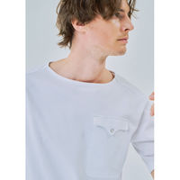 BEAMS DESIGN  半袖Ｔシャツ（胸ポケット） ネイビーＸホワイトＢ S  B3905-53　1着（直送品）