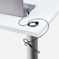 Startech.com パソコンセキュリティーワイヤーロック シリンダー錠 2m UNIVK-LAPTOP-LOCK 1個