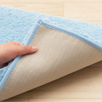 センコー ハピネス バスマット 約45×60cm ブルー THE210504 1枚（直送品）