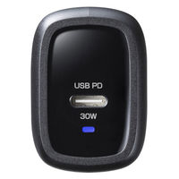 サンワサプライ  USB PD対応AC充電器（PD30W） ACA-PD99BK（直送品）