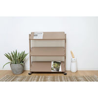 東谷 ROOM ESSENCE 2WAYラック 3段 幅805×奥行310×高さ855/910mm SBR DIS-73SBR 1台（直送品）