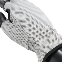 コーコス信岡 冷感手袋手のひら無し グレー Mサイズ Z-404 1双