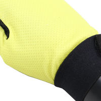 コーコス信岡 冷感手袋指だし ライム Mサイズ Z-402 1双