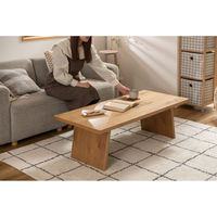 東谷 ROOM ESSENCE リビングテーブル 幅1200×奥行550×高さ380mm ナチュラル JPT-89OAK 1台（直送品）