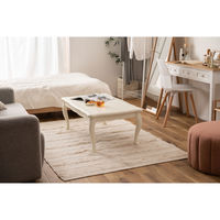 東谷 猫脚コタツ 長方形 KT-412WH 1台（直送品）