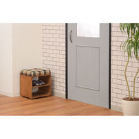 東谷 ROOM ESSENCE ラックスツール 幅340×奥行295×高さ390mm ブラウン LFS-170C 1台（直送品）