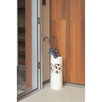 東谷 ROOM ESSENCE 傘立て 幅195×奥行195×高さ490mm ホワイト LFS-181WH 1台（直送品）