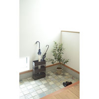 東谷 ROOM ESSENCE 傘立て 幅280×奥行120×高さ410mm ブラウン LFS-182DBR 1台（直送品）