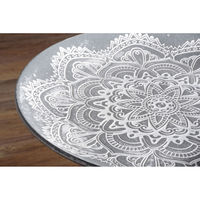 東谷 ROOM ESSENCE トレーテーブル S 幅295×奥行295×高さ295mm グレー LFS-190A 1台（直送品）