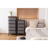 東谷 ROOM ESSENCE チェスト 5段 グレー MIP-575GY 1台（直送品）