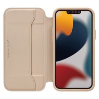 PGA iPhone13 Pro用 ガラスフリップケース ベージュ PG-21NGF02BE 1個