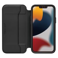 PGA iPhone13 Pro用 ガラスフリップケース ブラック PG-21NGF01BK 1個