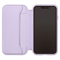 PGA iPhone13 mini用 ガラスフリップケース トムとジェリー パープル PG-WGF21J01TAJ 1個