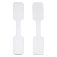 Startech.com ケーブル用ネームタグ 面ファスナー式 9cm ホワイト 配線整理ラベル CABLE-TAG-HLWH 1セット(100個入)