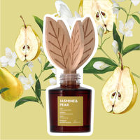 ルーノ リキッド ディフューザーウッド ジャスミン＆ペアー DH522 80ml 1個 カーメイト