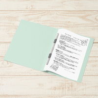 プラス 紙製ファイル フラットファイル 年組氏名 B5 タテ ブルー 79525 1冊