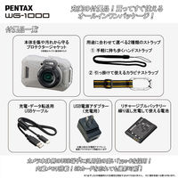 PENTAX 防水防塵 工事用 デジタルカメラ WG-1000 グレー 1台