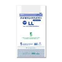 シモジマ レジ袋 バイオハンドハイパー LL 006901855 1袋(100枚)