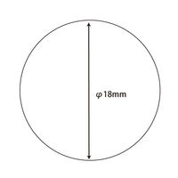 シモジマ タックラベル No.046 Φ18 007062664 1袋(360片)