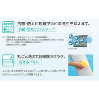 コロナ 日本製 冷房専用・除湿エアコン リララ 新冷媒R32 8~12畳用 室外機セット RC-V2824R 1台（直送品）