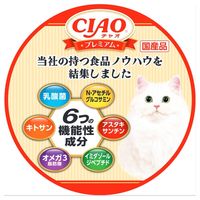 いなば CIAO チャオ プレミアム かつお節入り かつおミックス味 総合栄養食 国産 200g 3袋 キャットフード
