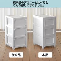 JEJアステージ　壁付デコニーシーヴォワイド4段　グレージュ　　1台