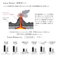 エヌ・エレファント &NE ラバストーンバスマットソフト ライト M ブルー 溶岩石 足ふきマット 吸水 お風呂 1個