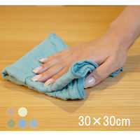 5枚重ねのご縁ふきん やさしい使い心地 食器拭き 台拭き おしぼり 胡桃色 日本製 1枚 藤栄