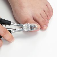 グリーンベル ステンレス製ニッパーつめきり(つめ飛びガード付き) G-1051 1個