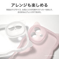 MSソリューションズ iPhone 16 猫耳・耐衝撃ハイブリッドケース ピンク LN-IM24NYMPK 1個