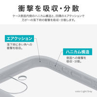 MSソリューションズ iPhone 16 耐衝撃ハイブリッドケース ダスティピンク LN-IM24PLCPK 1個