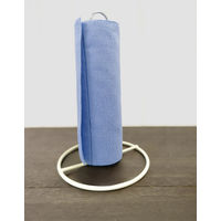 マイクロファイバークロス ロールカット 超吸水 繰り返し使える ふきん 20+2カット入 約22×22cm ブルー 1個