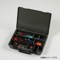ベストコ 工具箱 ツールボックス 仕切付 アタッシュケース カーキ Boite MA-4031 1個