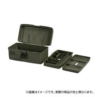 ベストコ ツール ボックス 工具箱 中皿式 プラスチック ブラウン Boite MA-4024 1個