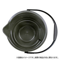 ベストコ バケツ メモリ付き 10L プラスチック ブラウン Boite MA-4018 1個